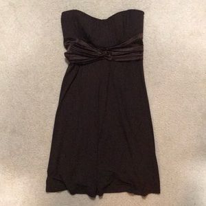 Bebe chocolate brown strapless dress